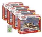 4 pieces 1:144 Russian Ka-52 Aligator Plastic Model Kit Zvezda 7429
