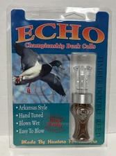 NEW ECHO Diamondwood Timber Double Reed Duck Call