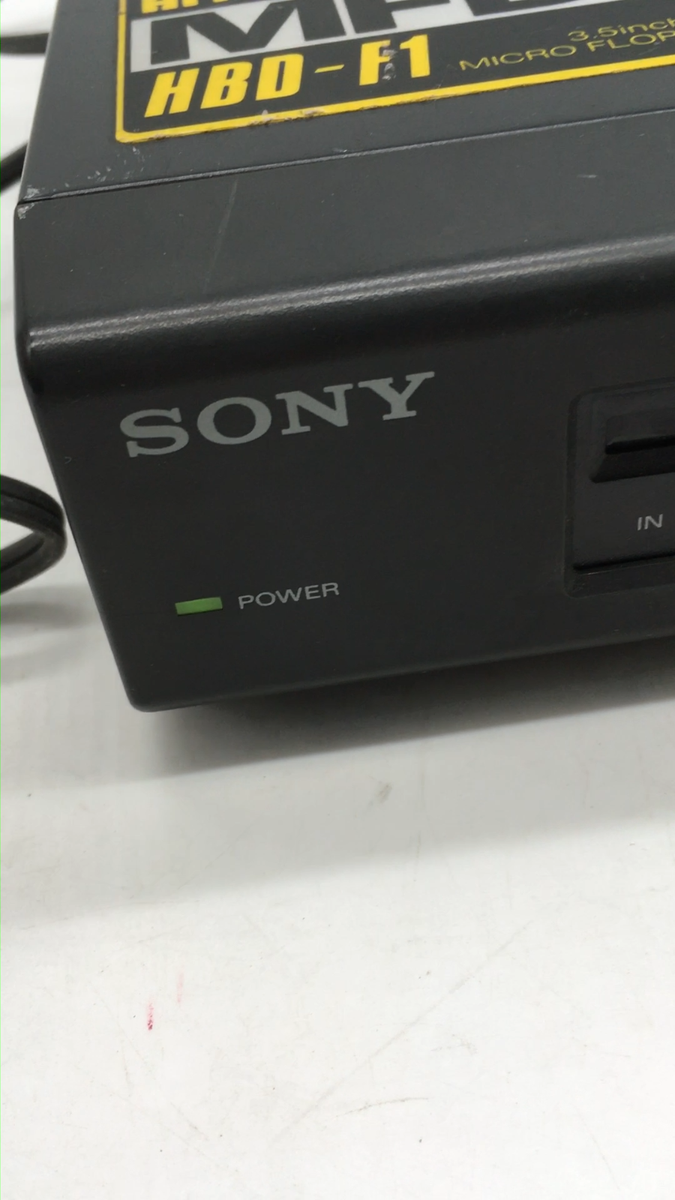 MSX SONY MFDD Micro Floppydisk Drive HBD-F1 HIT BIT 100V 10W