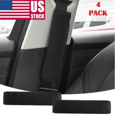4 Pack Universal Soft Seat Belt Set Cover Shoulder Pad Strap Protector Car Truck