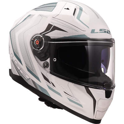 Integralhelm LS2 FF811 VECTOR II Alizer weiß matt silber