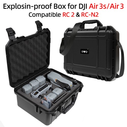Portable Carrying Case Box Protective Storage Bag Suitcase for DJI AIR 3S/3 - Picture 2 of 12