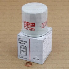 15208-65F0E GENUINE OEM ENGINE OIL FILTER w/ DRAIN GASKET WASHER NISSAN INFINITI