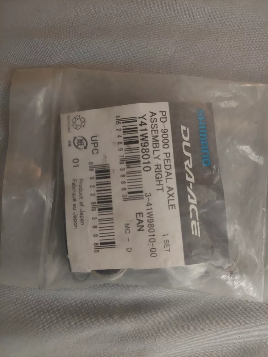 Shimano Pedal Axle Assembly for Dura Ace PD 9000 SPD-SL +4mm