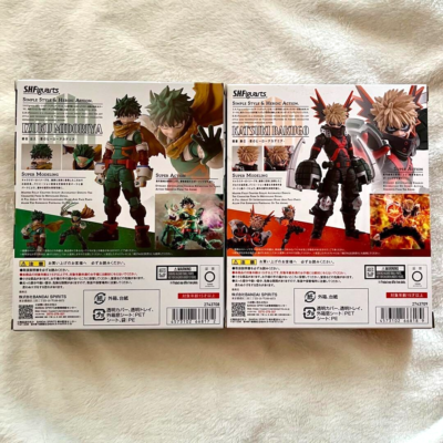 S.H.Figuarts MY HERO ACADEMIA IZUKU MIDORIYA & KATSUKI BAKUGO Set