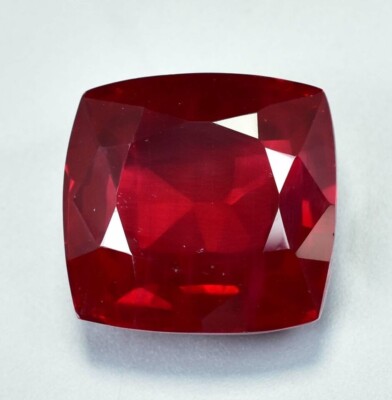 Natural BURMA Pigeon Blood Red Ruby Unheated 10.95 Ct Certified Loose Gemstone