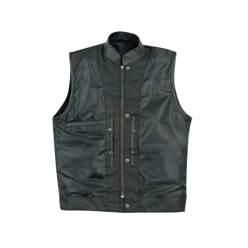 Gilet moto club nuovo stile SOA uomo vera pelle biker moda - Foto 17 di 30