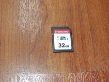 Genuine OEM Original Transcend 32GB SDHC I Memory Card - Class 10
