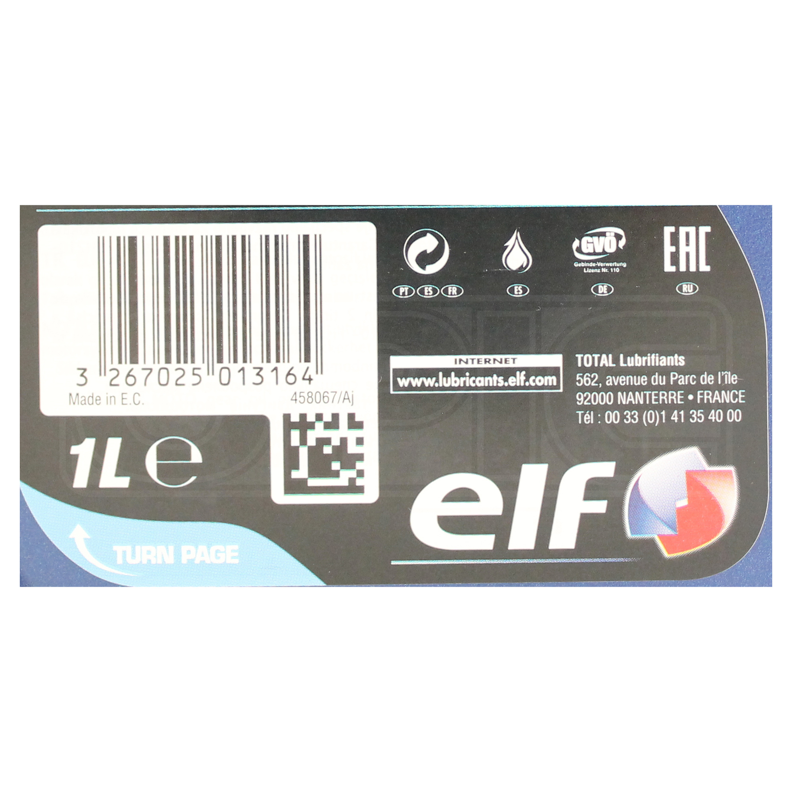 ELF MOTO Motorcycle Gear Oil 10W40 1 Litre eBay