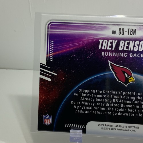 2024 Panini Absolute - Star Gazing #SG-TBN Trey Benson (RC) - Picture 5 of 7
