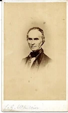 c1860 CDV John Greenleaf Whittier Fireside Poet Massachusetts Photograph