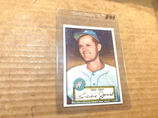 1952 Topps baseball card black back # 45 EDDIE JOOST CENTERING NICE