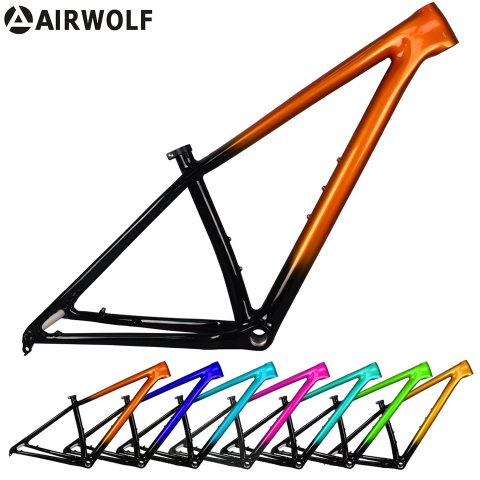 AIRWOLF 29er Boost XC MTB Carbon Frame Boost Hardtail Mountain Bike 148*12mm