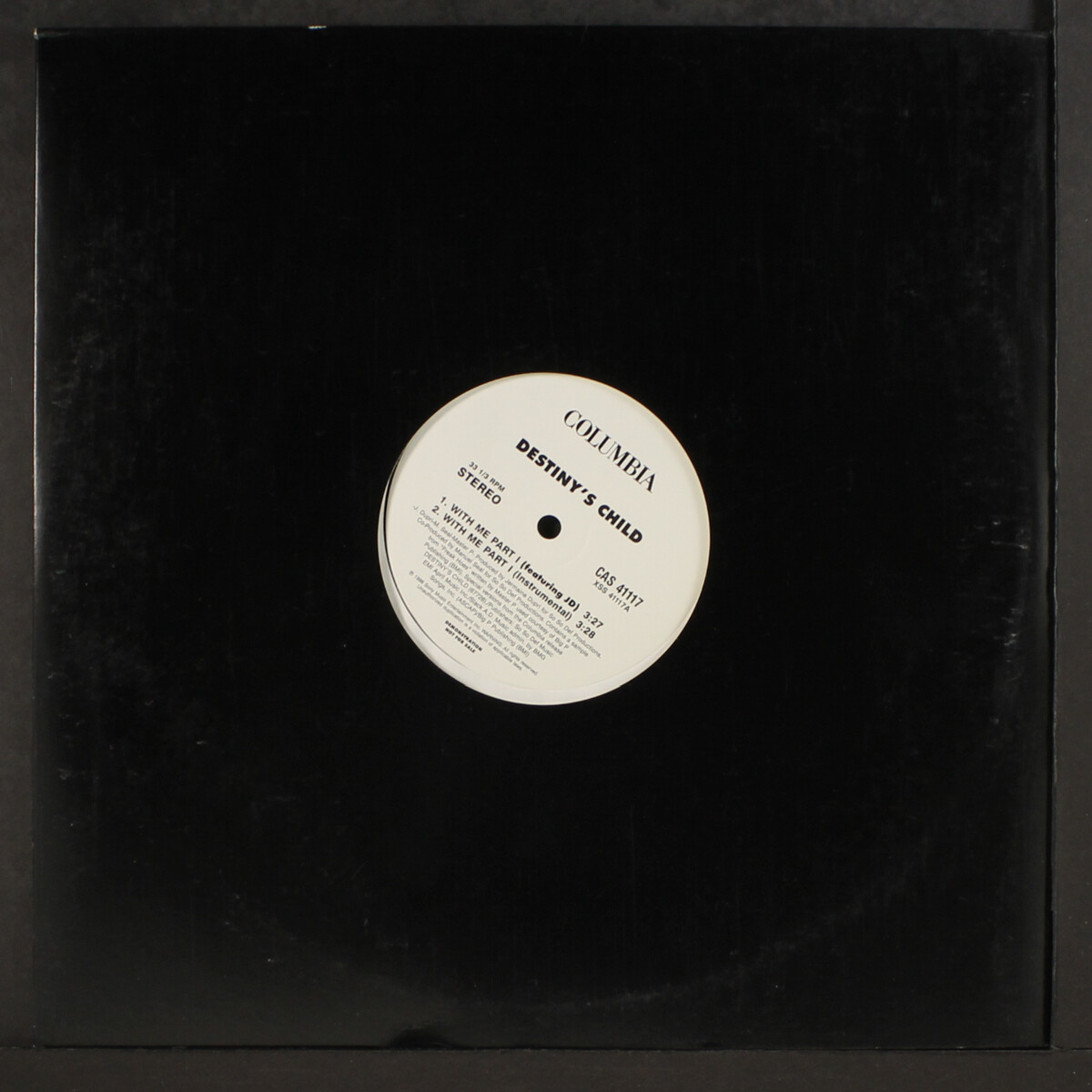 DESTINY'S CHILD: with me pt. 1 / pt. 2 COLUMBIA 12