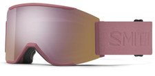 NEW SMITH SQUAD MAG Goggles-Chalk Rose-Chromapop Everyday Rose Gold Bonus Lens