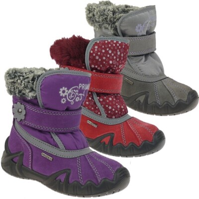 Primigi EMILY wasserdichter Leder Stiefel Gore-Tex 3 Farben Gr.23-26