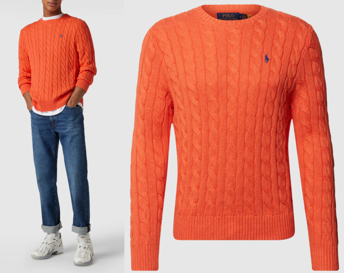 【送料&関税込】Polo Ralph Lauren Cable Knit Pullover Polo Ralph Lauren Cable-Knit Pullover Sweater Jumper M | eBay