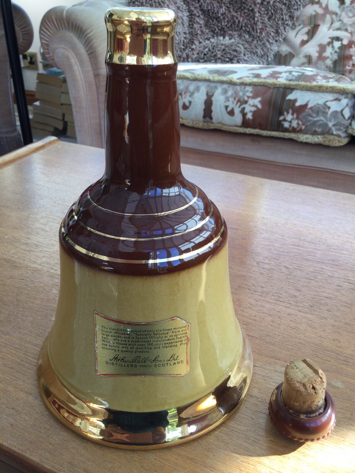 Empty Bells Scotch Whisky Bottle Wade eBay