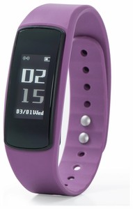Nuband Flash HR Heart Rate Sleep & Activity Tracker - Plum | eBay