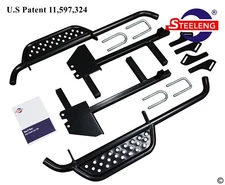 Heavy Duty Nerf Bars / Running Boards for Club Car DS 1982-2003 Golf Cart