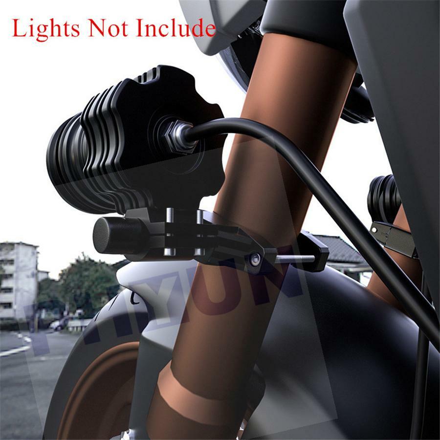 28-60mm Motorcycle Bike Bracket Mount Clamp Fork Holder Spot Fog Driving Light E - Foto 8