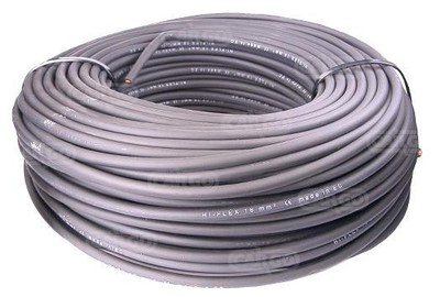($5.99/m) 100m Roll Welding Cable Round Cable Black Coated PVC 200V 135A