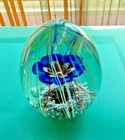 Ferro & Lazzarini murano glass egg paperweight