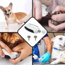 Electric Pet Nail Grinder, Safe and Easy Claw Care, Rechargeable & Portable