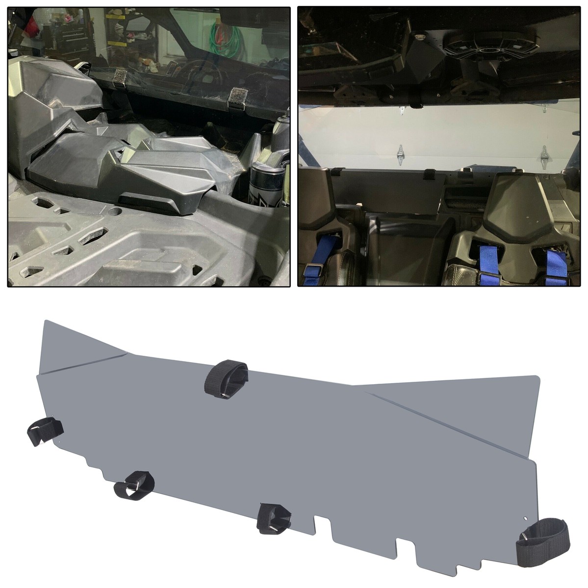 For Can Am Maverick X3 Max R 2017-2021 Rear Windshield Window