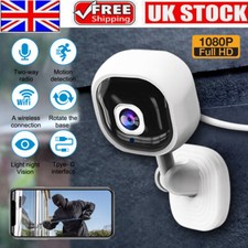Home Security Camera 1080P HD WiFi Indoor Night Vision 2 Way Audio Motion Detect