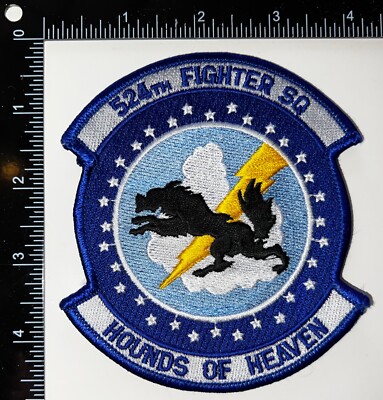 USAF 524th Fighter Squadron Hounds of Heaven Patch | eBay