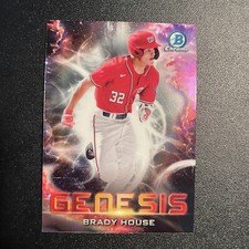 2021 Bowman Draft Brady House Genesis Washington Nationals #GNS-10 