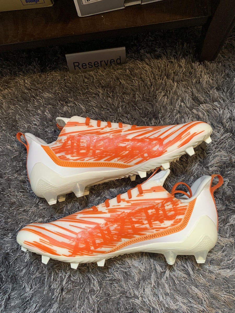 Adidas Adizero 2022 Football Cleats Team Orange/White H03639  display picture 1
