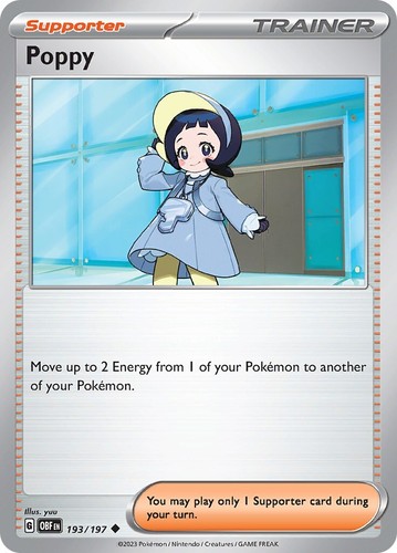 TAG TEAM まとめ売り Pokemon Card Poppy 220/197 Trainer Full Art obsidian Flames