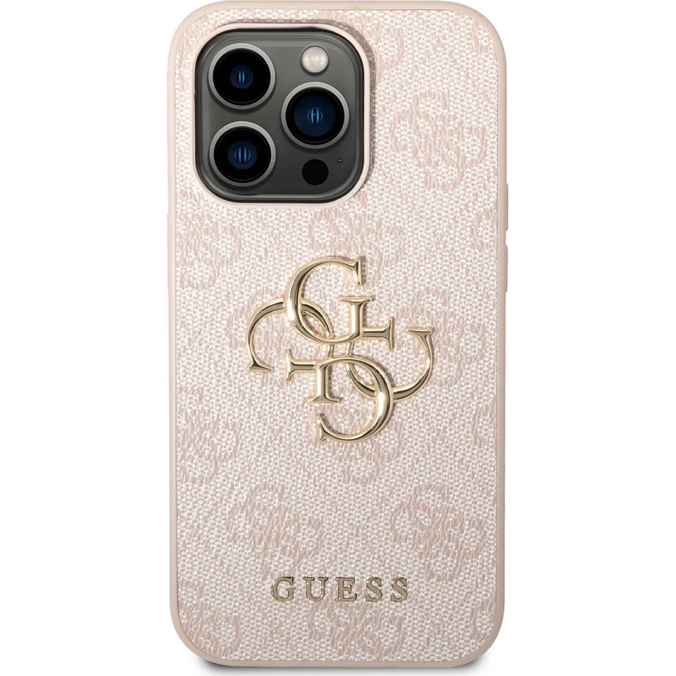 2in1 Pellicola+Custodia originale Guess per iPhone 15 Pro 6.1" logo TPU cover - Immagine 4 di 4