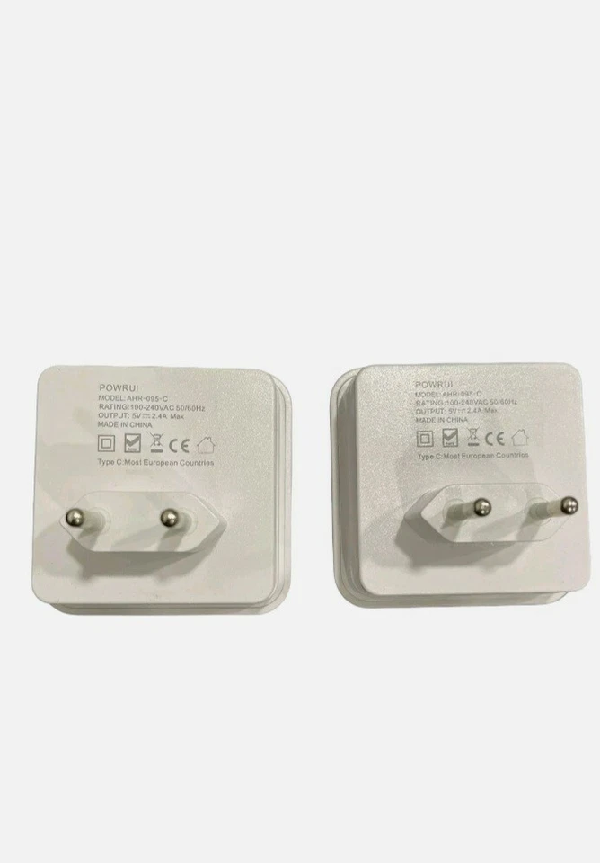 2 POWRUI USB Wall Charger Surge Protector AHR-095-C Output 5V Type C European - Image 3 of 4