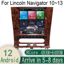 12.1" Android Navigation Car Gps Stereo Radio For Lincoln Navigator 10~13