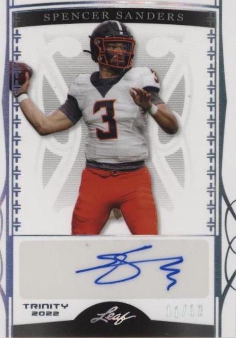 2022 Leaf Trinity Spencer Sanders #BA-SS1 - 1 of 2