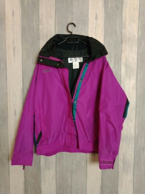 Columbia Bugaboo Jacke Vintage Größe Xl Farbe Lila Und Grün