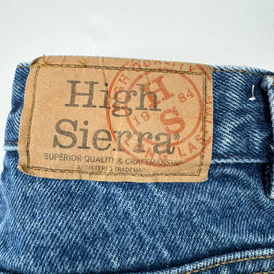 Vintage High Sierra Classic Boys Denim Blue Jeans Size 8R - Image 4 of 4