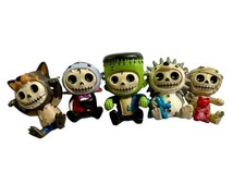 5X Furrybones Collectible Resin Figurines Wolfie Count Frankie Yeti Mummy