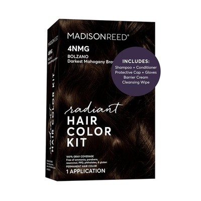 Ammonia-Free Hair Dye - Chocolate Brown with Mahogany Tones