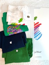 Apple 50th Gift Set (L shirt ,Pin&Poster) Employee Exclusive & More