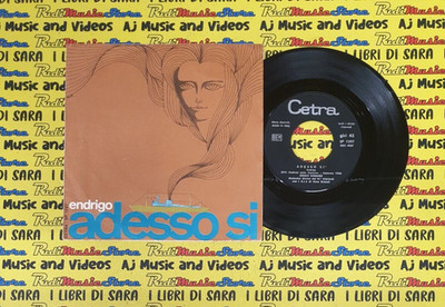 LP*45 7'' SERGIO ENDRIGO Adesso si Io e la mia chitarra 1966 CETRA SP ...