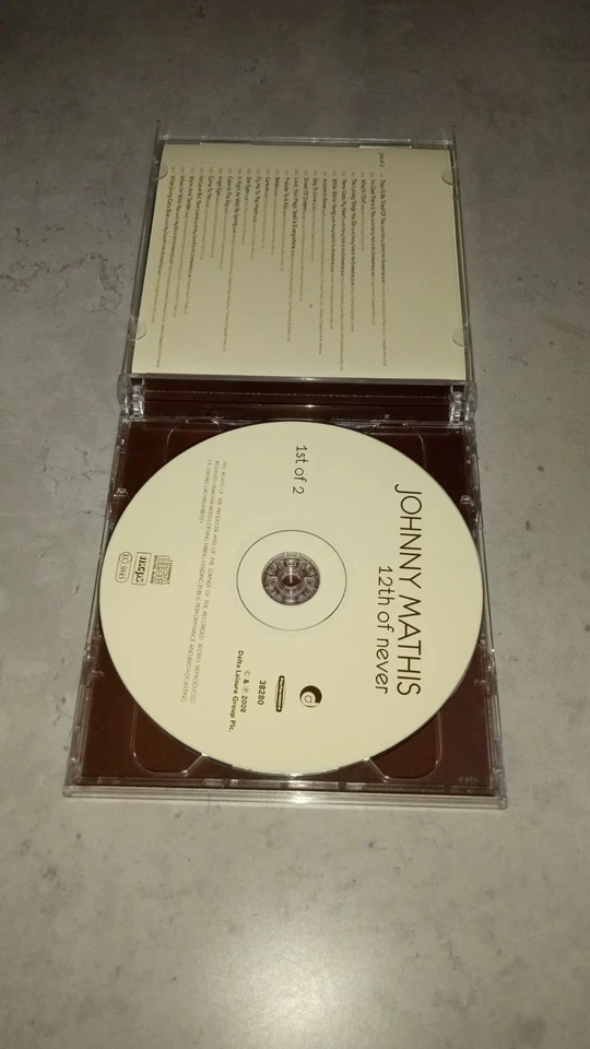 Johnny Mathis | 12th of Never [2008] | 2xCD Compilation, U.K. - Image 3 of 4