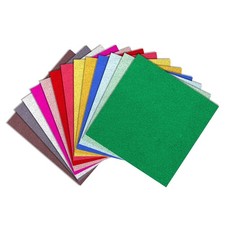 16Sheets Glitter Cardstock 12" x 12", Colored Cardstock Paper for Cricut, 8Co...