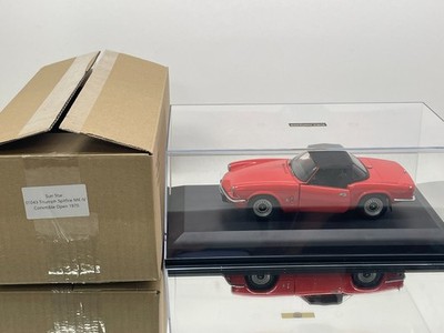 SUN STAR 01043 TRIUMPH SPITFIRE MK IV CABRIO 1970 -RED 1:18- GOOD IN SHOWCASE