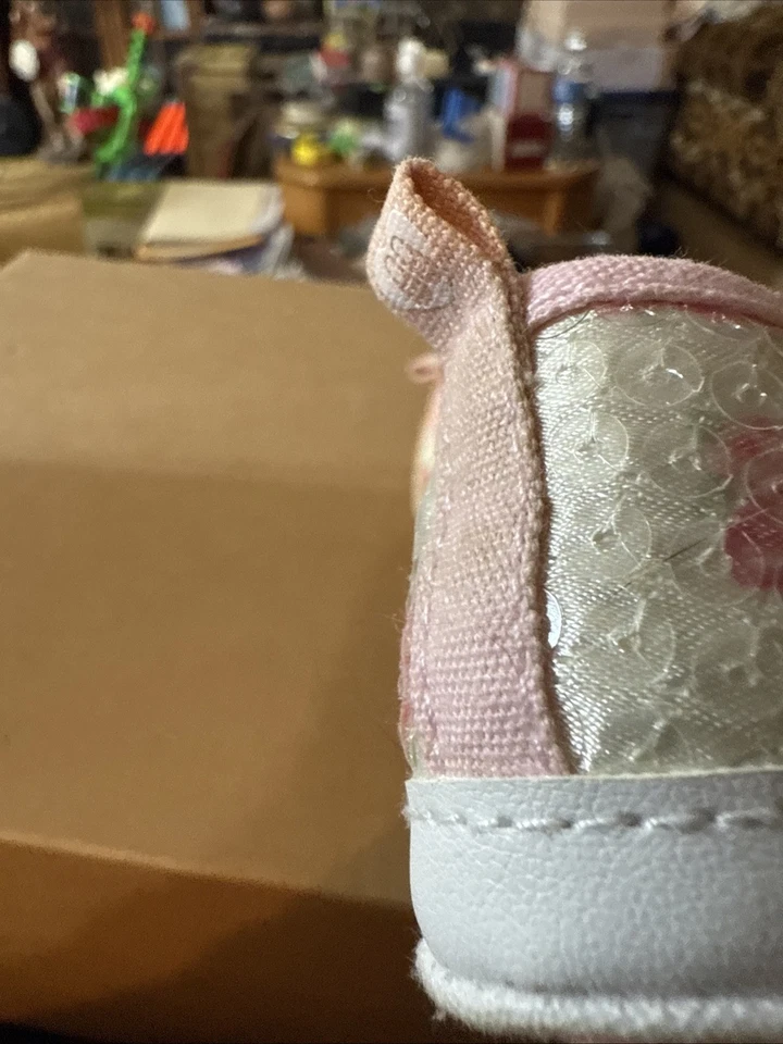Stepping Stones GIrls Bebé Bebé 3 6 Meses Rosa Bling Zapatos Planos 2B Foto 4 de 4