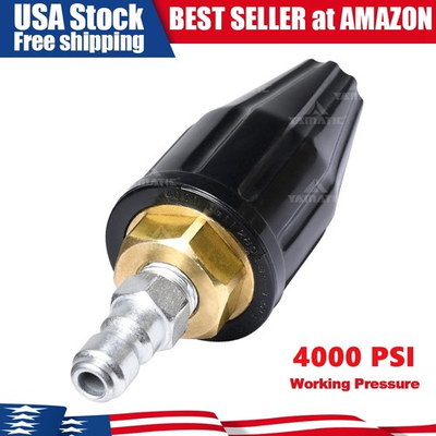#ad 4000 PSI Pressure Washer Turbo Spray Nozzle 4.0 GPM for Hot Water $59.99