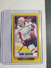 2021 O-Pee-Chee Premier Tallboys Yellow Hockey John Carlson P-15 Capitals